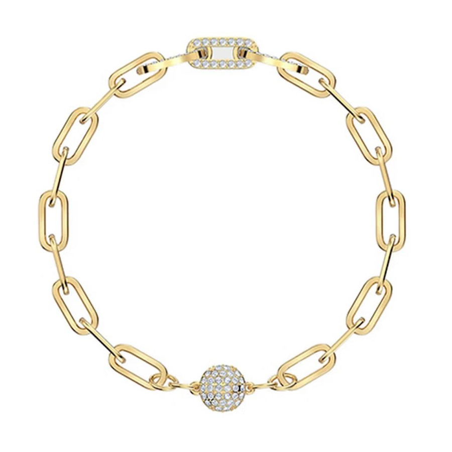 Monemel Swarovski® Crystals Silver Tennis Bracelet Monemel Swarovski® Crystals Silver Tennis Bracelet
